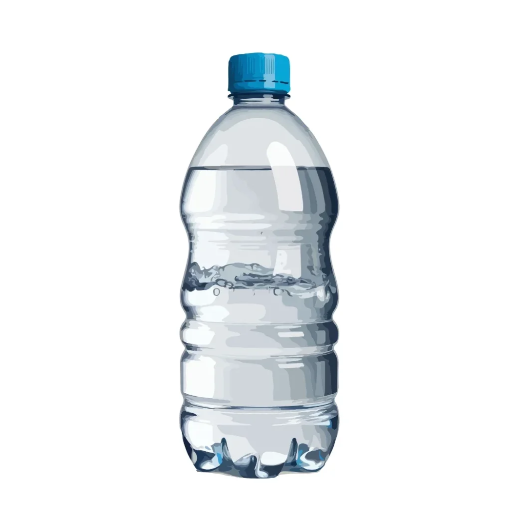 plastic-water-bottle-clear-mineral-water-blue-cap-recyclable-container