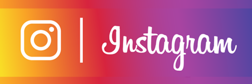 "Instagram logo with gradient background featuring camera icon and Instagram wordmark"